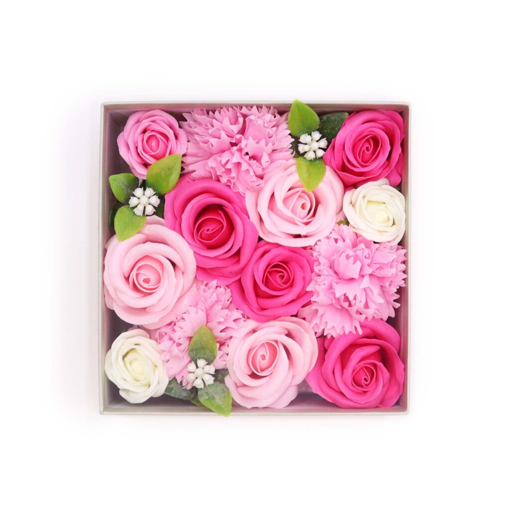 Fiori di Sapone Rosa - Nascita - Conf. Quadrata 02