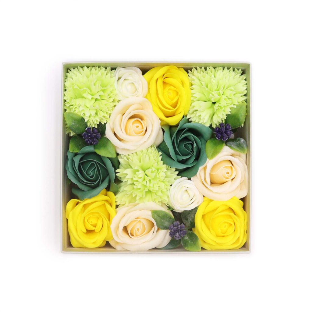 Fiori di Sapone Giallo & Verde - Primavera - Conf. Quadrata 02