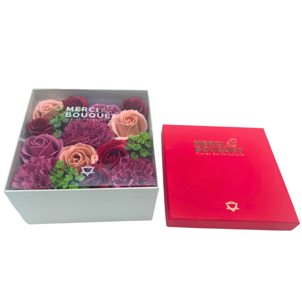 Fiori di Sapone Rose Vintage - Conf. Quadrata 01