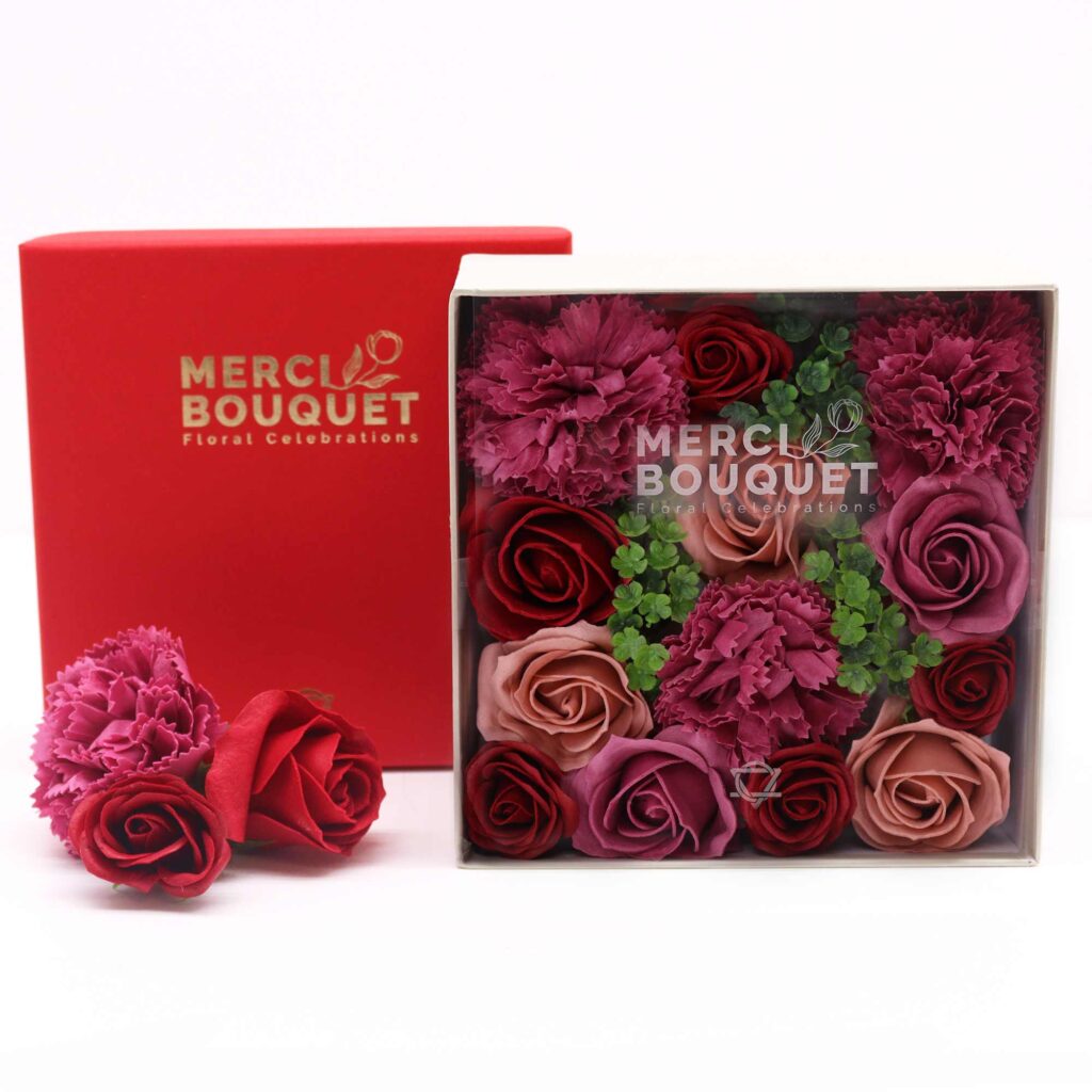 Fiori di Sapone Rose Vintage - Conf. Quadrata 03
