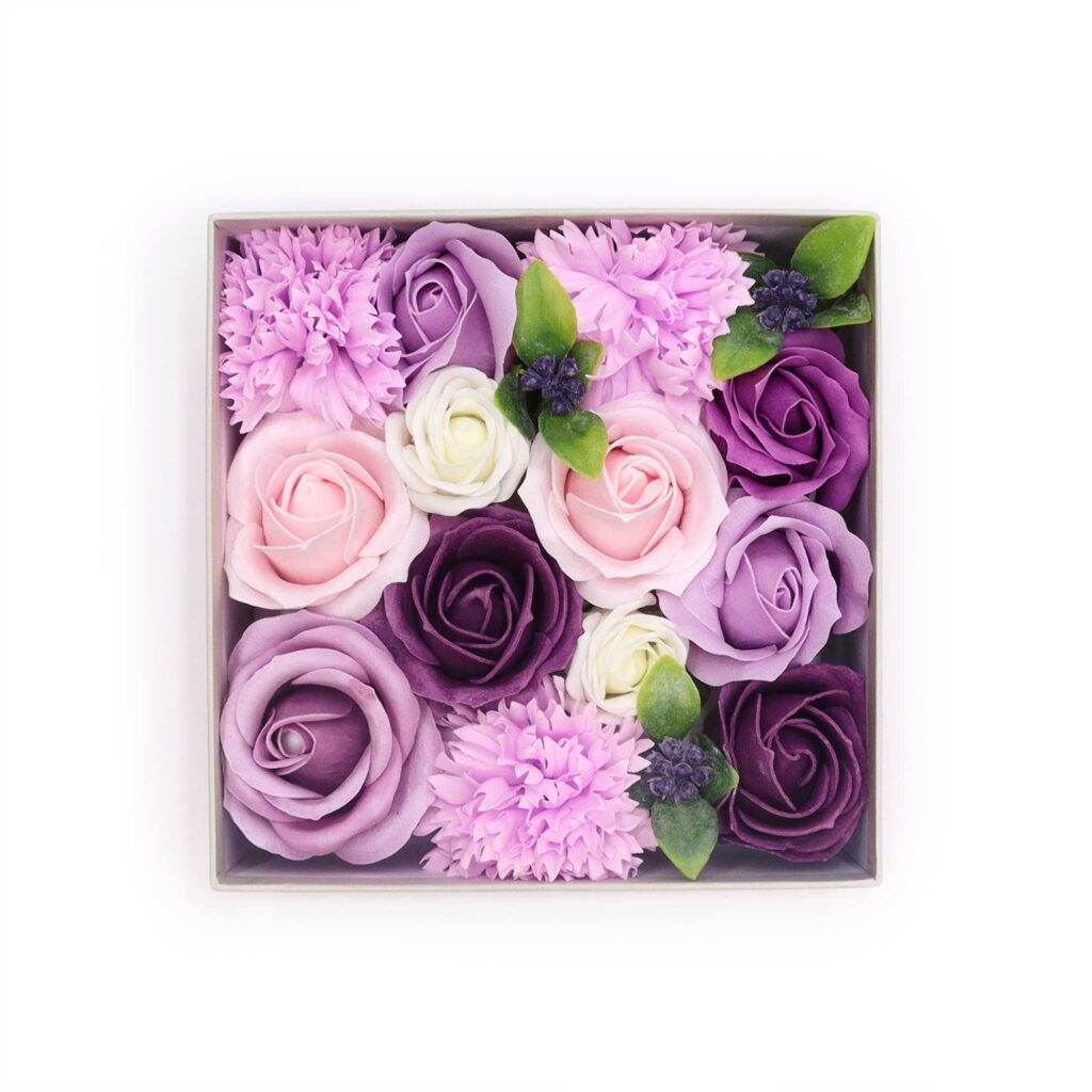 Fiori di Sapone Rose & Garofani - Conf. Quadrata 02