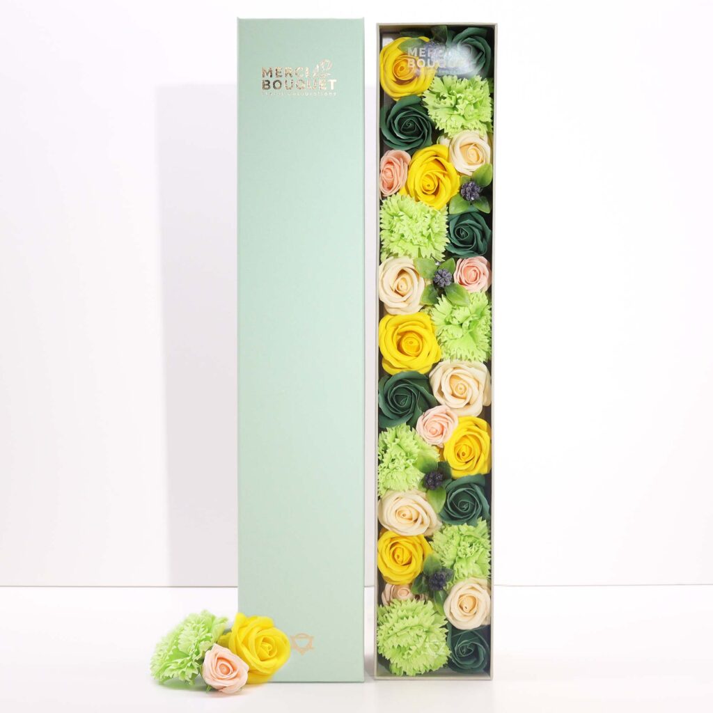 Fiori di Sapone Giallo & Verde - Primavera - Conf. Extra Lunga 01