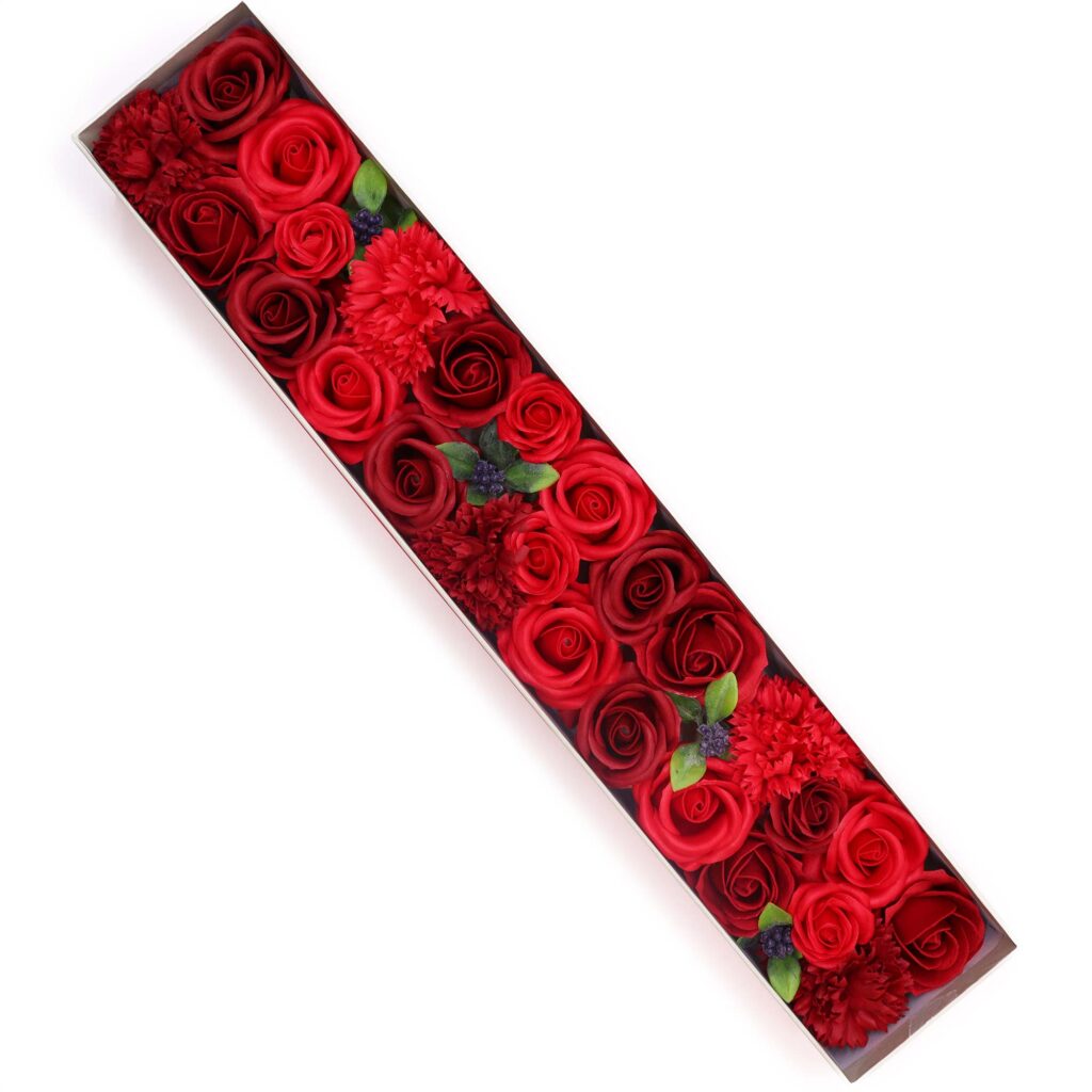 Fiori di Sapone Rose Rosse - Conf. Extra Lunga 02