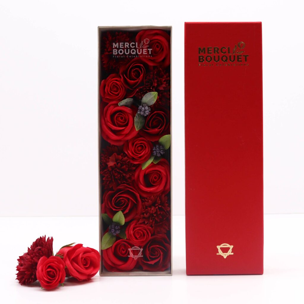 Fiori di Sapone Rose Rosse - Conf. Lunga 01